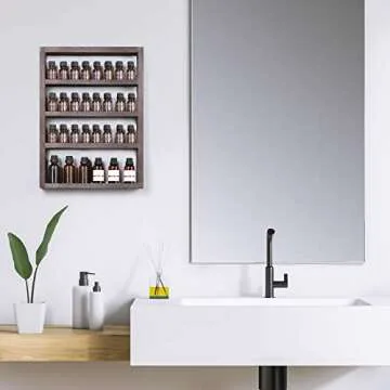 Vrisa 4 Tier Essential Oil Rack - Stylish Storage Solution