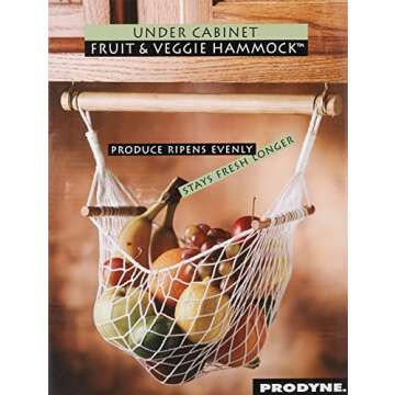 Prodyne Under Cabinet Veggie Hammock – Stylish and Practical Fruit Storage
