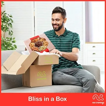 Holiday Christmas Mixed Nuts Gift Basket - 2 LB