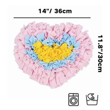 GoFika Snuffle Mat for Small Dogs - Interactive & Fun Feeding Toy