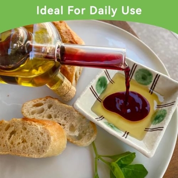 Lily's Home Glass Olive Oil and Vinegar Dispenser