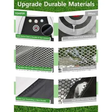 10x7ft Golf Practice Net for Home Training & Chipping