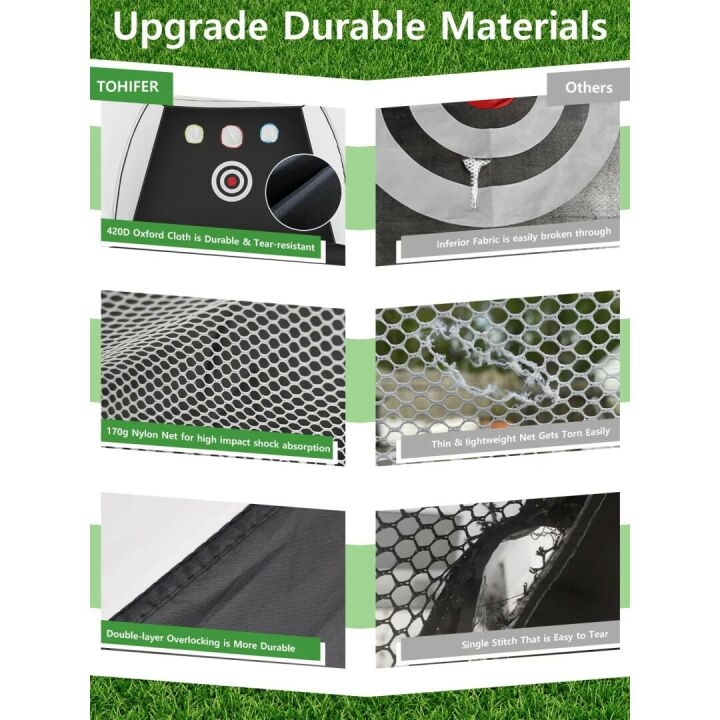 10x7ft Golf Practice Net for Home Training & Chipping