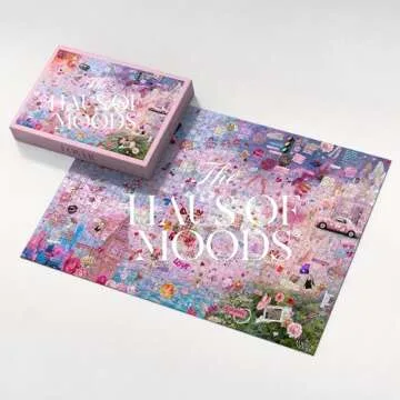 Lover Themed Easter Egg & Lyrics Jigsaw Puzzle 20" x 30" (500,1000 Piece), Puzzle Fun Game for Adult Kids, Official Haus of Moods, Music Fan Gift, Album Pop Singer Graphic Puzzle 2024 (1000 Piece)