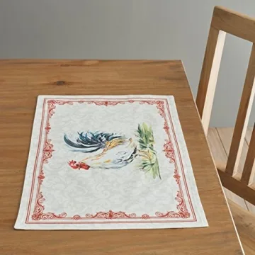 Maison d'Hermine Cotton Placemats Washable Set of 4