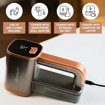 Rechargeable Electric Lint Remover with 3-Speed Adjustment