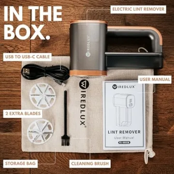 Rechargeable Electric Lint Remover with 3-Speed Adjustment