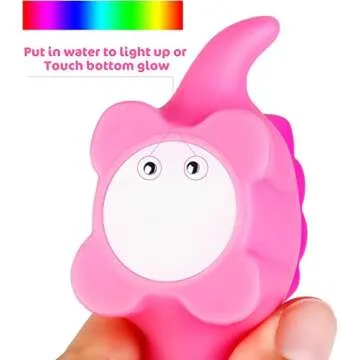 Dinosaur Bath Toys Light-Up Set for Kids and Toddlers