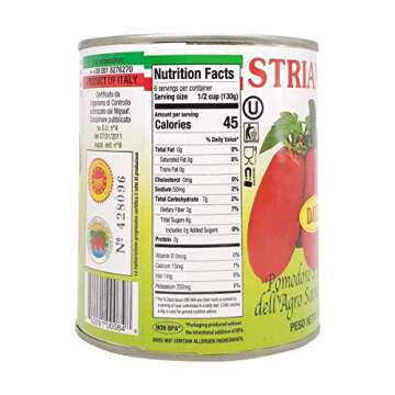 Strianese San Marzano Tomatoes DOP, Authentic Italian Sauce