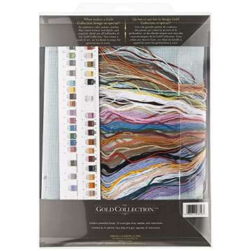 Dimensions Gold Collection Counted Cross Stitch Kit, Sweet Memories Christmas Cross Stitch, Dove Grey Aida, 16'' x 11'', multi-colored, 16 Count