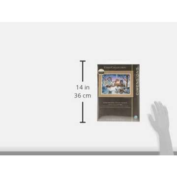 Dimensions Gold Collection Counted Cross Stitch Kit, Sweet Memories Christmas Cross Stitch, Dove Grey Aida, 16'' x 11'', multi-colored, 16 Count