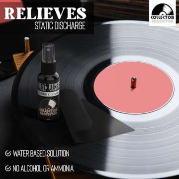 Collector Protector Vinyl Record Cleaning Kit for Pristine Sound