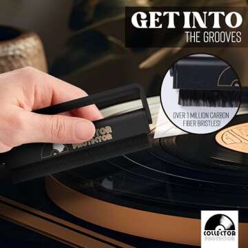 Collector Protector Vinyl Record Cleaning Kit for Pristine Sound