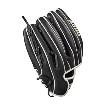 Wilson A500 Utility Youth Baseball Glove - Black/White/Blonde