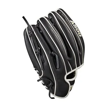 Wilson A500 Utility Youth Baseball Glove - Black/White/Blonde