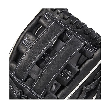 Wilson A500 Utility Youth Baseball Glove - Black/White/Blonde