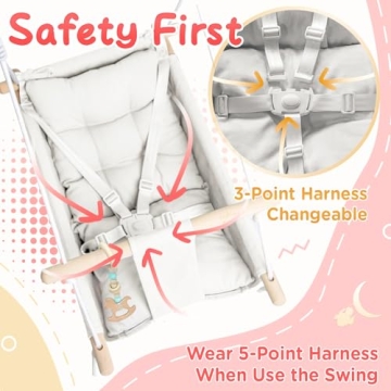 Versatile Baby Swing for Indoor and Outdoor Use