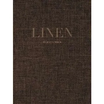 Burnt Umber - A Hard Cover Coffee Table Book, for Decor & Display | Linen Style Home Accent with Rea...