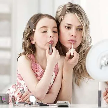 12PCS No Bend Hair Clips for Styling, Makeup, and Bangs - Non-slip, No Crease Pin Curl Clips for Thin Hair (2.3In, Brown)