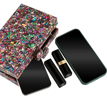 Acrylic Purses for Women Stylish Multicolor Evening Handbag