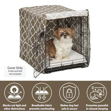 MidWest Dog Crate Cover - Cozy & Secure 24-Inch Cover