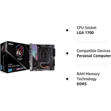 Compact ASRock Z790 PG-ITX Motherboard with RGB Features