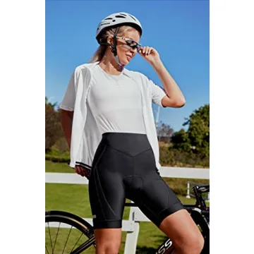 Heathyoga Womens 4D Padded Bike Shorts with Pockets