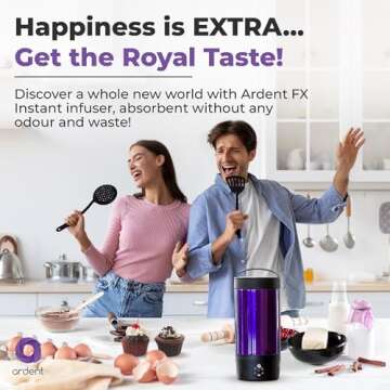 Ardent FX Decarboxylator 110V with Bluetooth Connectivity, 3 in 1 Portable Decarboxylation, Herbal & Oil Infuser Machine - Use for Butter and Herbs - Quick & Effortless Decarboxylation