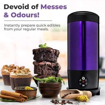 Ardent FX Decarboxylator 110V with Bluetooth Connectivity, 3 in 1 Portable Decarboxylation, Herbal & Oil Infuser Machine - Use for Butter and Herbs - Quick & Effortless Decarboxylation