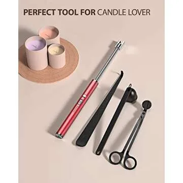 RONXS Rechargeable Arc Lighter with LED Display & Flexible Neck