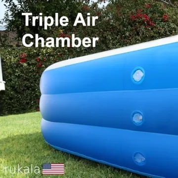 Rukala Inflatable Pool - Large, Durable and Easy to Set Up