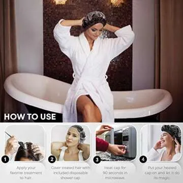 Cordless Deep Conditioning Heat Cap for All Hair Types