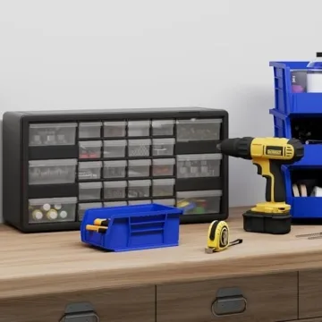 Akro-Mils 26-Drawer Plastic Storage Cabinet for Organizing