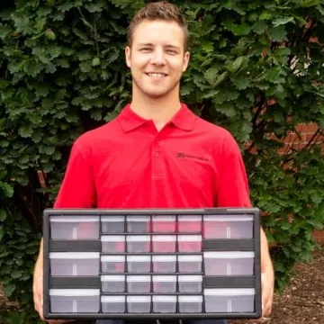 Akro-Mils 26-Drawer Plastic Storage Cabinet for Organizing