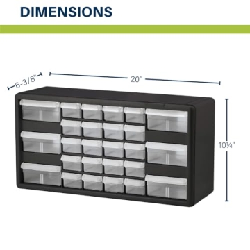 Akro-Mils 26-Drawer Plastic Storage Cabinet for Organizing