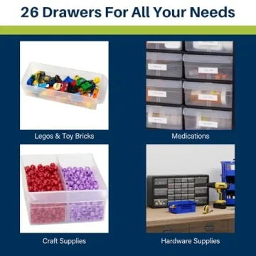 Akro-Mils 26-Drawer Plastic Storage Cabinet for Organizing