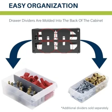 Akro-Mils 26-Drawer Plastic Storage Cabinet for Organizing