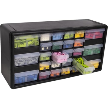 Akro-Mils 26-Drawer Plastic Storage Cabinet for Organizing