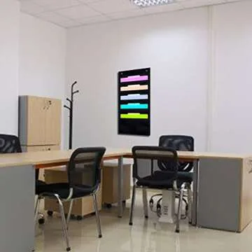 ZKOO 5 Pockets Wall File Organizer - Stylish & Durable