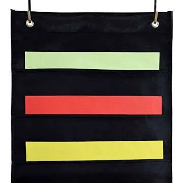 ZKOO 5 Pockets Wall File Organizer - Stylish & Durable