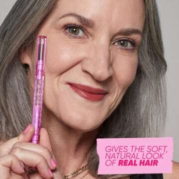 Kosas Brow Pop - Longwear Eyebrow Makeup, Dual-Sided Defining Pencil with Castor Oil for Soft, Natur...