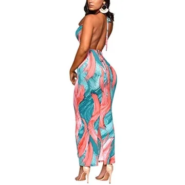 Women's Floral Maxi Dress for Summer Fun