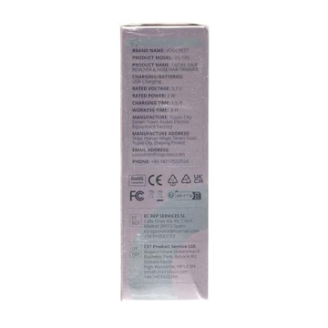 VG VOGCREST 2-in-1 Rechargeable Facial and Nose Hair Remover