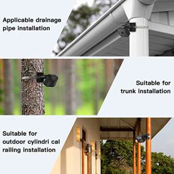 VOMENC Universal Pole Mounting Mount Bracket for Blink XT2 Blink Mini All-New Blink Outdoor4/ Indoor...