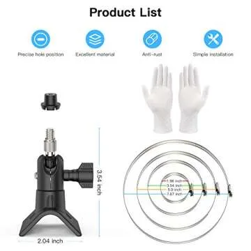 VOMENC Universal Pole Mounting Mount Bracket for Blink XT2 Blink Mini All-New Blink Outdoor4/ Indoor Camera,Compatible with Blink Home Security Camera System-Indoor and Outdoor (Black 2Pack)