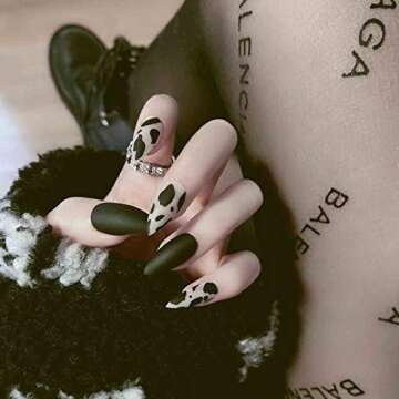 Stylish Olbye Stiletto Leopard Press on Nails 24Pcs Kit