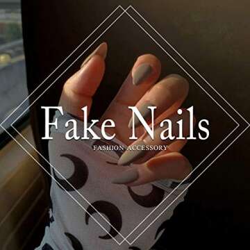 Stylish Olbye Stiletto Leopard Press on Nails 24Pcs Kit