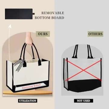 BeeGreen Canvas Tote Bag for Women Gifts Perfect Personalized Item