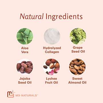 Himalayan Salt Scrub, Face, Foot, and Body Exfoliator with Collagen and Stem Cells Exfoliating Scrub for Toning, Cellulite, and Skin Care by M3 Naturals (Pack of 2)