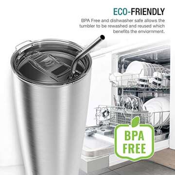 Atlin Tumbler: 20 oz Insulated Stainless Steel Travel Mug